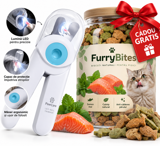 Unghieră LED pentru Pisici și Câini + FurryBites™ CADOU