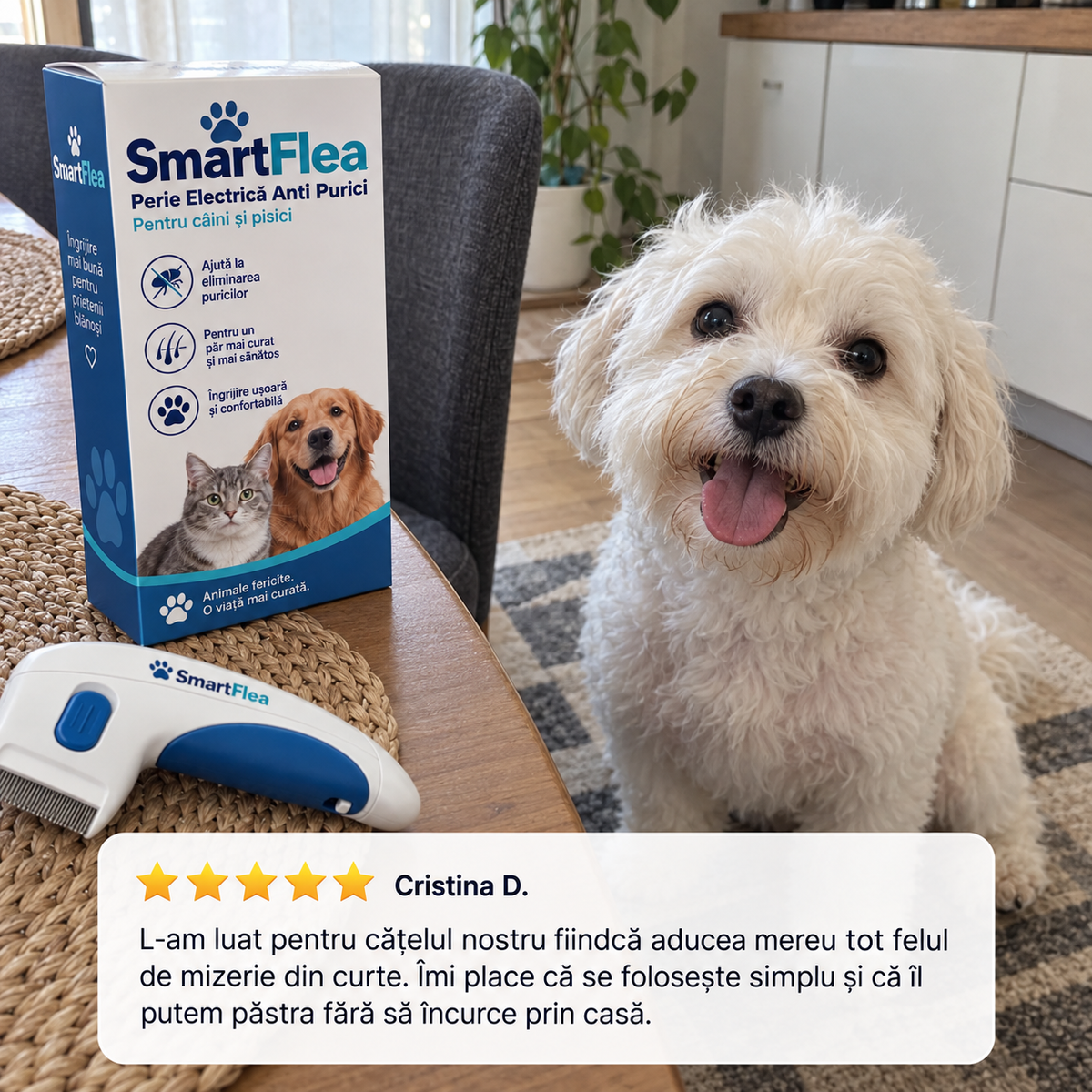 Recenzie SmartFlea pentru câine