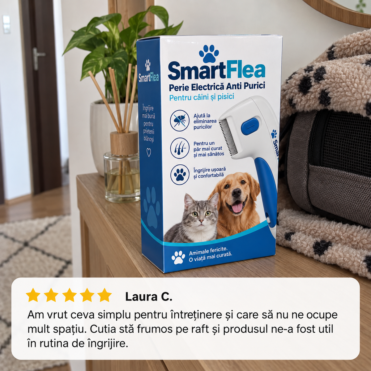 Recenzie SmartFlea îngrijire animale